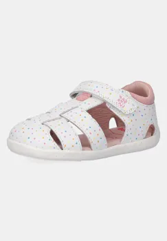 Garvalin sandale din piele pentru copii culoarea alb, 252329 imagine