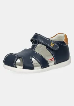 Garvalin sandale din piele pentru copii culoarea albastru marin, 252310 imagine