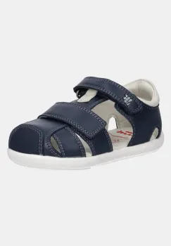 Garvalin sandale din piele pentru copii culoarea bleumarin, 252327 imagine