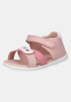 Garvalin sandale din piele pentru copii culoarea roz, 252304 imagine