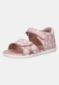 Garvalin sandale din piele pentru copii culoarea roz, 252306 imagine