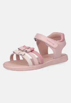 Garvalin sandale din piele pentru copii culoarea roz, 252427 imagine