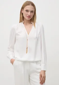 Gaudi bluza femei, culoarea alb, neted, 421FD45017 imagine