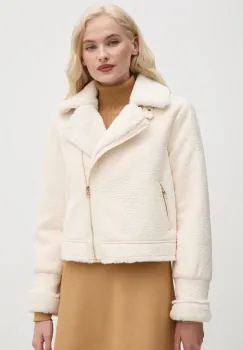 Gaudi geaca femei, culoarea bej, de iarna, 421BD39001 imagine