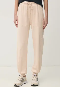 Gaudi pantaloni de trening femei, culoarea bej, neted, 511BD24006 imagine