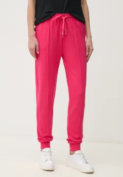 Gaudi pantaloni de trening femei, culoarea roz, neted, 511BD24004 imagine