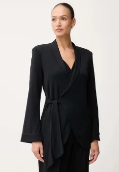 Gaudi sacou culoarea negru, un singur rand de nasturi, uni, 521FD34005 imagine