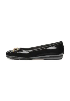 Geox balerini de piele D ANNYTAH culoarea negru, D467NA 00066 C9999 imagine