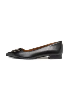 Geox balerini de piele D CHARYSSA culoarea negru, D469BC 000TU C9999 imagine