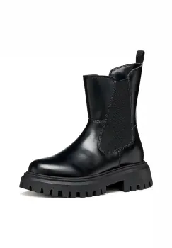 Geox botine copii MAQUINNENS culoarea negru, J56M6D.0CNNH imagine