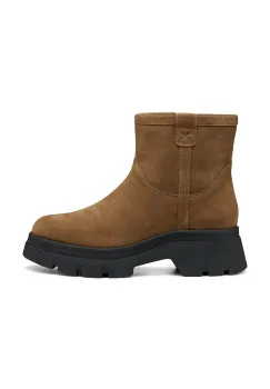 Geox botine D PLUETTE culoarea maro, cu platforma, izolare usoara, D565MA 00022 C6372 imagine