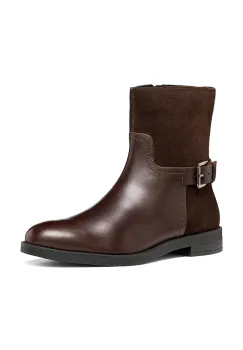 Geox  botine pentru femei din piele D ESMEENA imagine