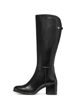 Geox cizme D NEW ASHEEL culoarea negru, cu toc drept, D56FSB 00043 C9999 imagine