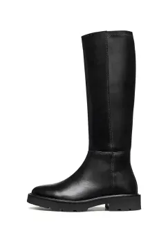 Geox cizme D NORIZE culoarea negru, cu toc plat, D564ZB 043KB C9999 imagine
