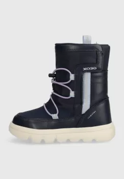 Geox cizme de iarna copii culoarea albastru marin imagine