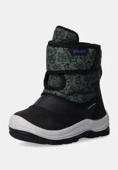 Geox cizme de iarna copii FLANFIL ABX culoarea verde, B263VE.0BCMN imagine