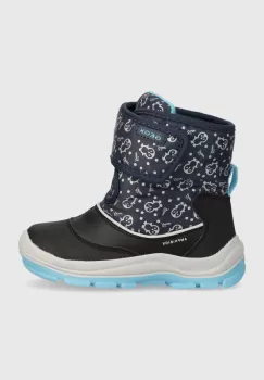 Geox cizme de iarna copii FLANFIL B ABX culoarea albastru marin imagine