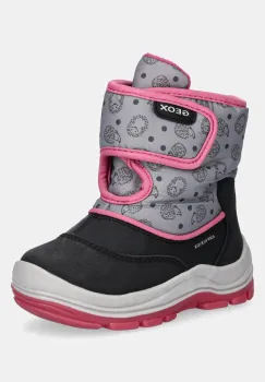 Geox cizme de iarna copii FLANFIL B ABX culoarea gri imagine