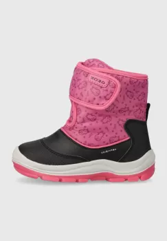 Geox cizme de iarna copii FLANFIL B ABX culoarea roz imagine