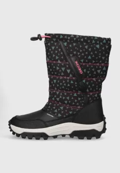 Geox cizme de iarna copii J26FTA 0MNBC J HIMALAYA B AB culoarea negru imagine
