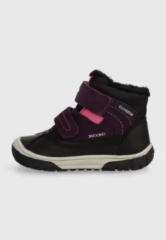 Geox cizme de iarna pentru copii B262LD 022FU B OMAR WPF culoarea violet imagine