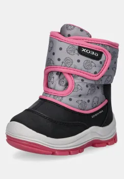 Geox cizme de iarna pentru copii B263WG 0BCMN B FLANFIL B ABX culoarea gri imagine