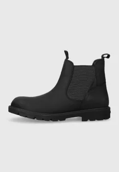 Geox cizme de iarna pentru copii din piele intoarsa J36EXB 00045 J SHAYLAX culoarea negru imagine