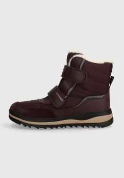 Geox cizme de iarna pentru copii J36EWB 054FU J ADELHIDE B AB culoarea bordo imagine