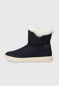 Geox cizme de iarna pentru copii J36HUD 000AU J THELEVEN culoarea albastru marin imagine