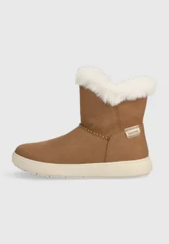 Geox cizme de iarna pentru copii J36HUD 000AU J THELEVEN culoarea maro imagine