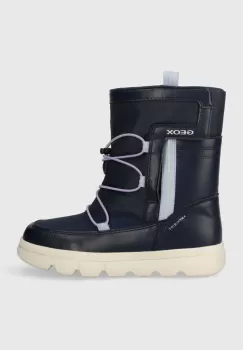 Geox cizme de iarna pentru copii J36HWC 054FU J WILLABOOM B A culoarea albastru marin imagine