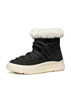 Geox cizme de iarna pentru copii LAQUINNY culoarea negru, J56M3D.000AU imagine