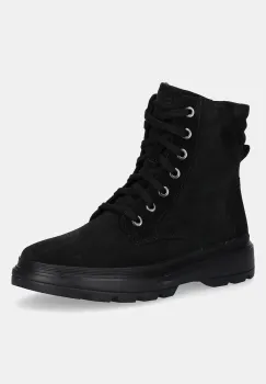 Geox cizme din piele intoarsa pentru copii KIDDARTAH culoarea negru, J56NDA.00022 imagine