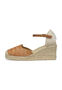 Geox espadrile D GELSA LOW culoarea maro, toc pana, D55NGE 02MLM C5006 imagine