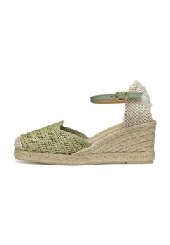 Geox espadrile D GELSA LOW culoarea turcoaz, toc pana, D55NGE 02MLM C3002 imagine