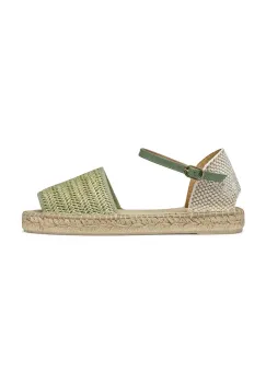 Geox espadrile D LAMPEDUSA culoarea verde, D55V0B 02MLM C3ZH6 imagine