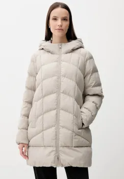 Geox geaca ANYLLA culoarea bej, de iarna, oversize, W4628Q T3144 imagine