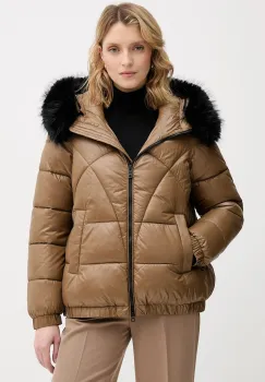 Geox geaca BACKSIE culoarea maro, de iarna, W5628S T3121 imagine