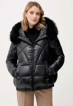 Geox geaca BACKSIE culoarea negru, de iarna, W5628S T3121 imagine