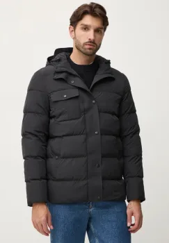 Geox geaca barbati, culoarea negru, de iarna, M4628M-T3129-F9000 imagine