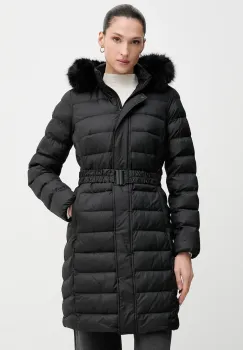 Geox geaca de puf CATRIA culoarea negru, de iarna, W5626F T3152 imagine