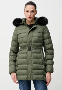 Geox geaca de puf CATRIA culoarea verde, de iarna, W5626G T3152 imagine