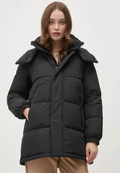Geox geaca de puf femei, culoarea negru, de iarna, W4625Q-T3155-F9000 imagine