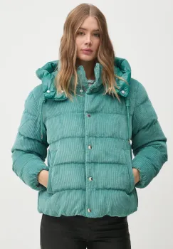 Geox geaca din velur culoarea verde, de iarna, W4628D-T3153-F4622 imagine