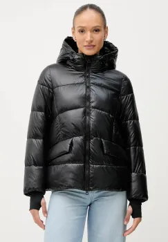 Geox geaca SERILDA culoarea negru, de iarna, W5628F T3121 imagine