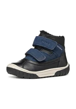 Geox ghete de iarna pentru copii din piele OMAR culoarea bleumarin, B462DC.04322 imagine
