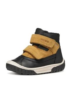 Geox ghete de iarna pentru copii din piele OMAR culoarea negru, B462DC.04322 imagine