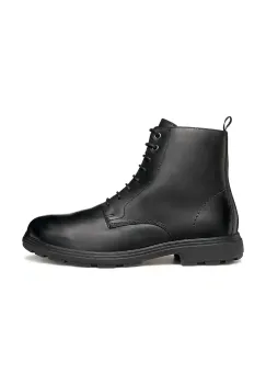 Geox ghete de piele U MEIERN culoarea negru, U56LZE 000FF C9999 imagine