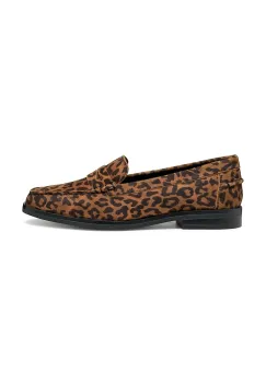 Geox mocasini de piele D CLORIDIE culoarea maro, cu toc plat, D56XGA 00007 C6001 imagine