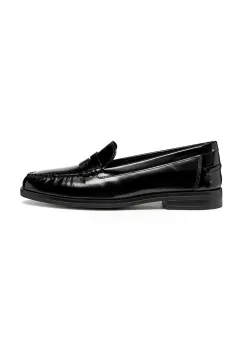 Geox mocasini de piele D CLORIDIE culoarea negru, cu toc plat, D56XGA 00038 C9999 imagine